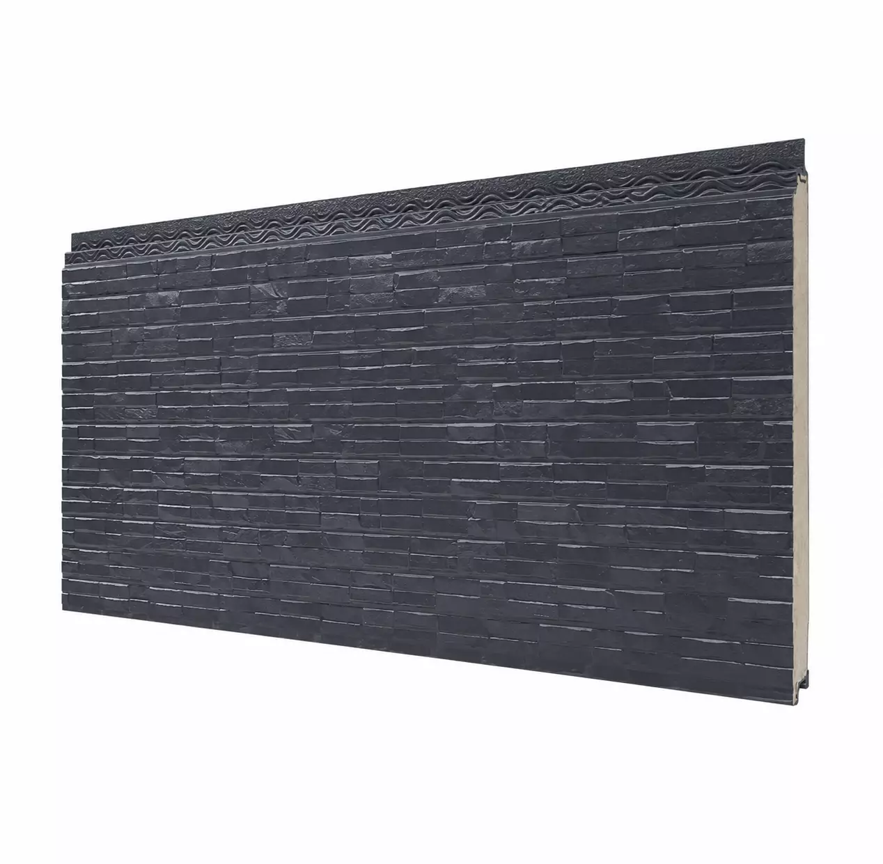 Diamond Texture Stone Metal Siding Panel